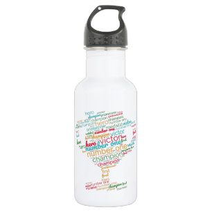 BOUTEILLE D'EAU MOTIVATION DU NUAGE DU MOT