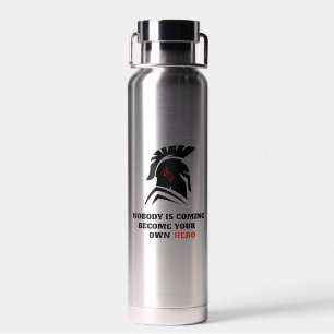 Bouteille D'eau Motivation pour salle de sport de guerrier spartia
