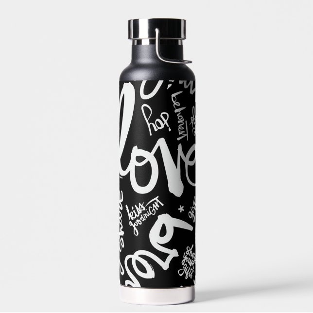 Bouteille D'eau Mots (Gauche)