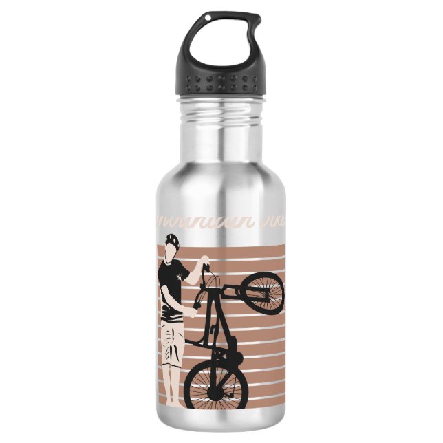 Bouteille D'eau Mountain Bike Rider (Devant)