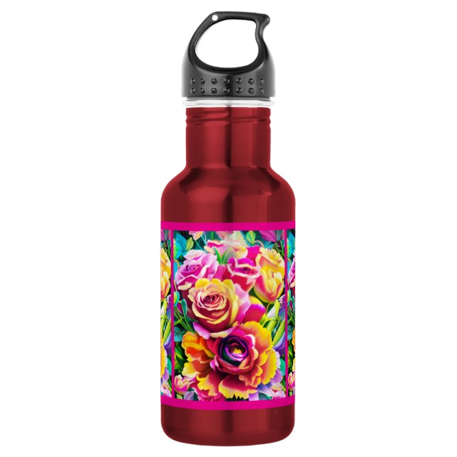 Bouteille D'eau Mug ROSES (Devant)