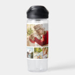 Bouteille D'eau Multiphoto Collage moderne Nom personnalisé<br><div class="desc">Multi Photo Collage Modern Personnalisé Nom Water Bottle propose un montage photo de neuf de vos photos préférées. Personnalisé avec votre nom dans un script noir moderne. Parfait pour l'anniversaire, Noël, Fête des Mères, Fête des pères, Grands-parents, frère, soeur, meilleur ami et plus. CONSEIL PHOTO : centrez vos photos avant...</div>