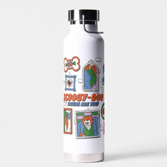 Bouteille D'eau Mur de cadres photo d'Halloween Scooby-Doo (Gauche)