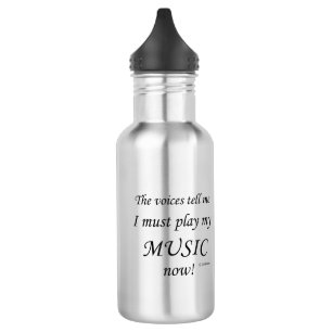 Bouteille D'eau Music Voices dit qu'il faut jouer