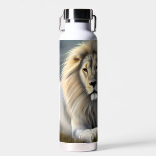 Bouteille D'eau Mystic White Lion AI Art