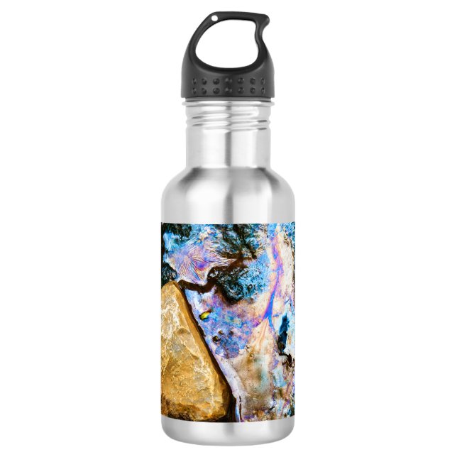 Bouteille D'eau nature abstraite eau calme (Devant)