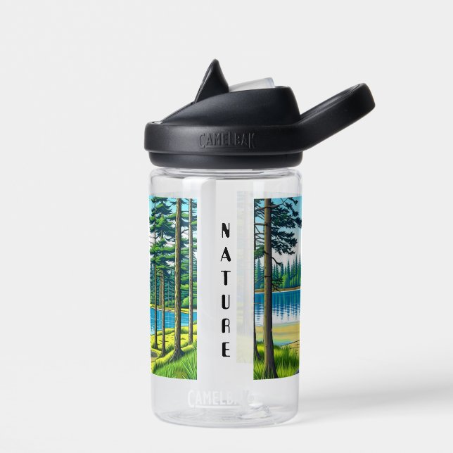 Bouteille D'eau Nature Camping Tente à thème dans les bois (Gauche)