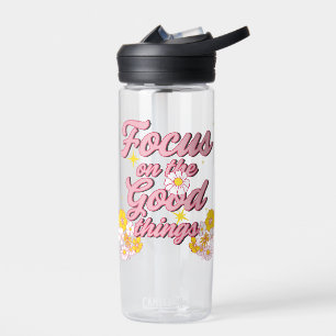 Bouteille D'eau Nature Soul Slogan   Focus sur les bonnes choses