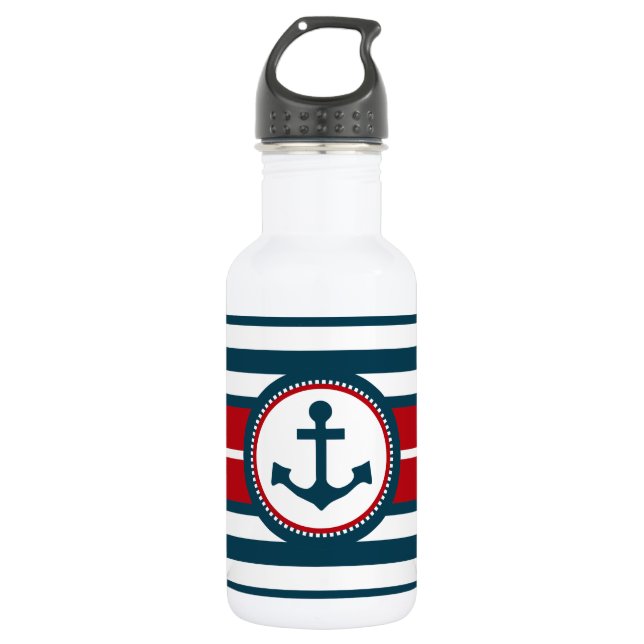 Bouteille D'eau Nautical design (Devant)