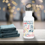 Bouteille D'eau Né à Dance Blue/Red/Gold ID277<br><div class="desc">Danser votre passion ? Cette bouteille d'eau en acier inoxydable cool avec un design de nuage de mot dit tout. Certains mots, entrecoupés de notes musicales, sont : respirer, vivre, l'amour, la danse, le rythme et né à la danse. Cette version présente des tons chauds de rouge, jaune doux et...</div>
