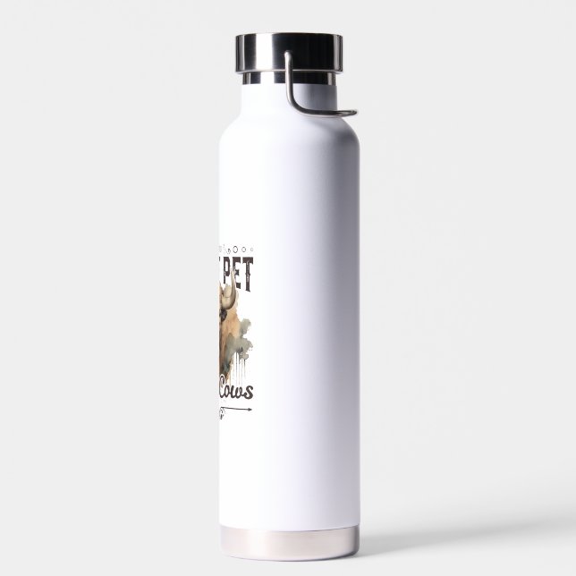 Bouteille D'eau Ne Pas Animer Les Vaches Fluffantes Bison Yellowst (Gauche)