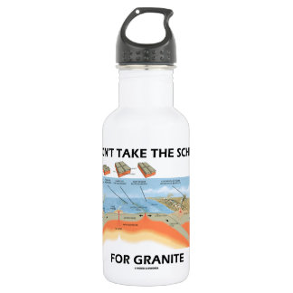 Bouteille D'eau Ne prenez pas le schiste pour le granit (l'humour