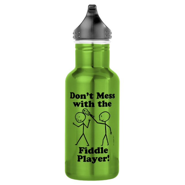 Bouteille D'eau Ne vous mêlez pas du joueur de Fiddle (Droite)