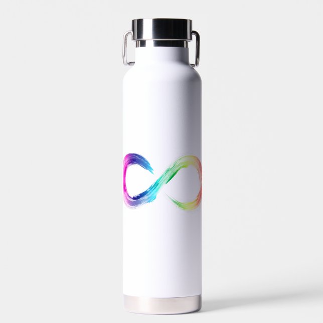 Bouteille D'eau Neurodiversité (autisme, ADD, etc.) (Avant)