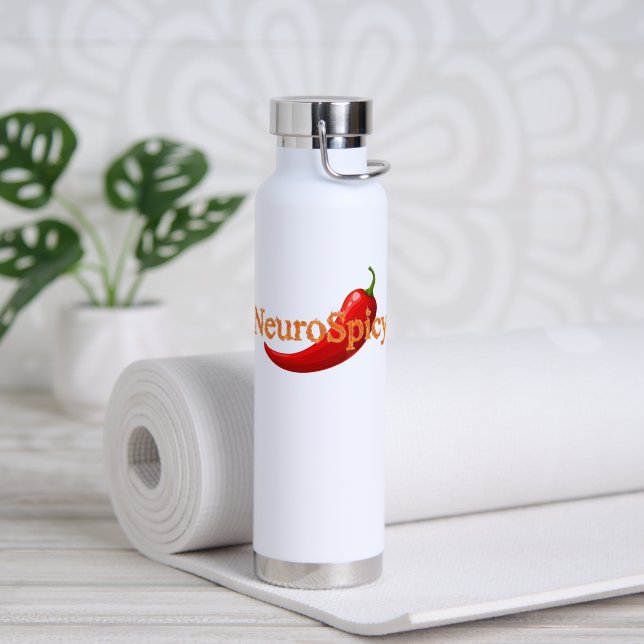Bouteille d'eau Neuroépicée (Yoga (pivoté))