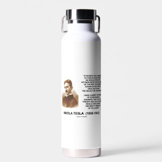 Bouteille D'eau Nikola Tesla Edison Needle Haystack Theote