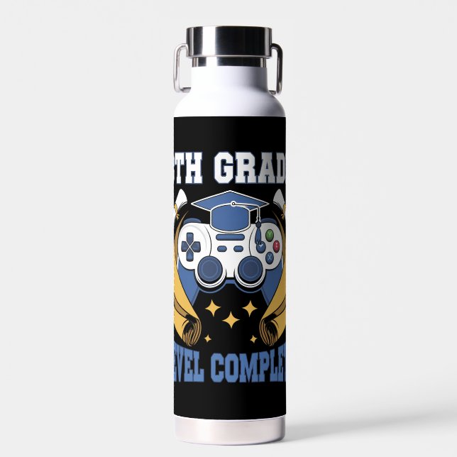 Bouteille D'eau Niveau 8e année Diplômé de jeu de jeu complet (Avant)
