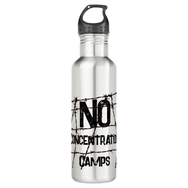 Bouteille D'eau No Concentration Camps Water Bottle (Devant)