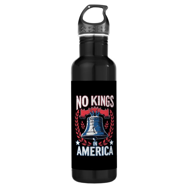 Bouteille D'eau No Kings In America Design Classic Artistic Graphi (Devant)