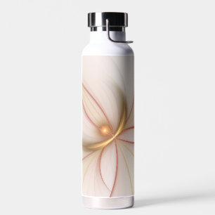 Bouteille D'eau Noble Cuivre Et Or Abstrait Art Fractal Moderne