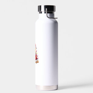 Bouteille D'eau Noël de l'éclairage de Noël Père Noël Chien de Pom
