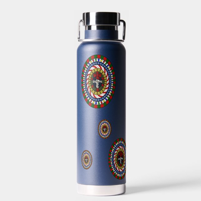 Bouteille D'eau Noël joyeux (Arrière)