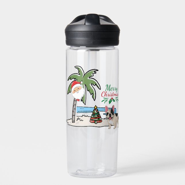Bouteille D'eau Noël sur la plage (Extérieur)