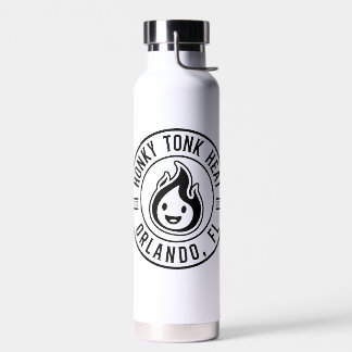 Bouteille d'eau noire et blanche HeatHead