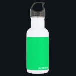 Bouteille D'eau Nom de couleur verte Aurora<br><div class="desc">Nom de couleur verte Aurora</div>