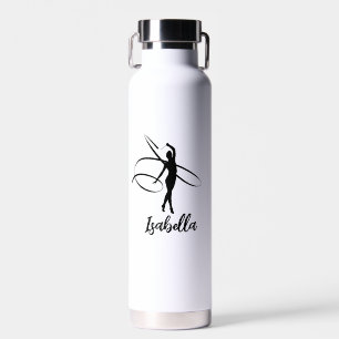 Bouteille D'eau Nom de monogramme personnalisé Gymnaste