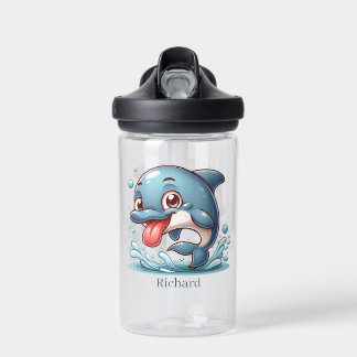 Bouteille D'eau Nom du dauphin mignon