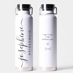 Bouteille D'eau Nom du Mariage de la proposition d'aide d'informat