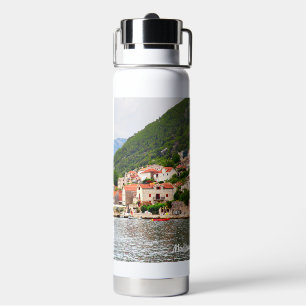 Bouteille D'eau Nom et texte personnalisés Monténégro