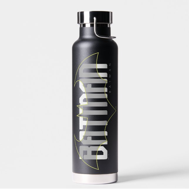 Bouteille D'eau Nom Hi-Tech Batman Graphique (Gauche)