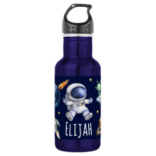 Bouteille D'eau Nom personnalisé Astronaut Space Planètes