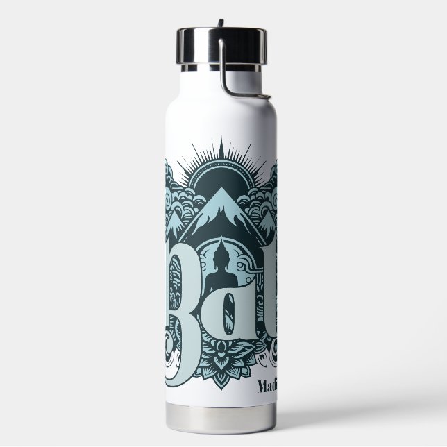 Bouteille D'eau Nom personnalisé Bali (Gym)