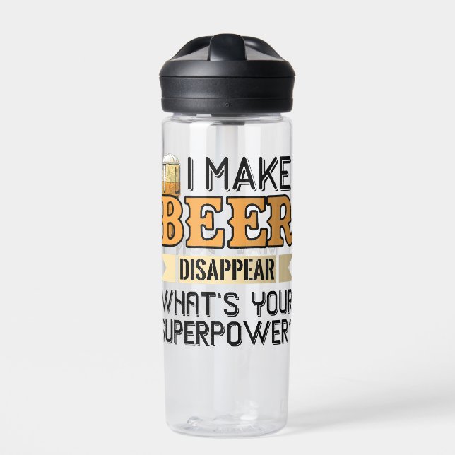 Bouteille D'eau Nom personnalisé Beer Superpower (Extérieur)