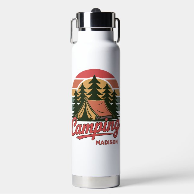 Bouteille D'eau Nom personnalisé Camping (Salle de sport)