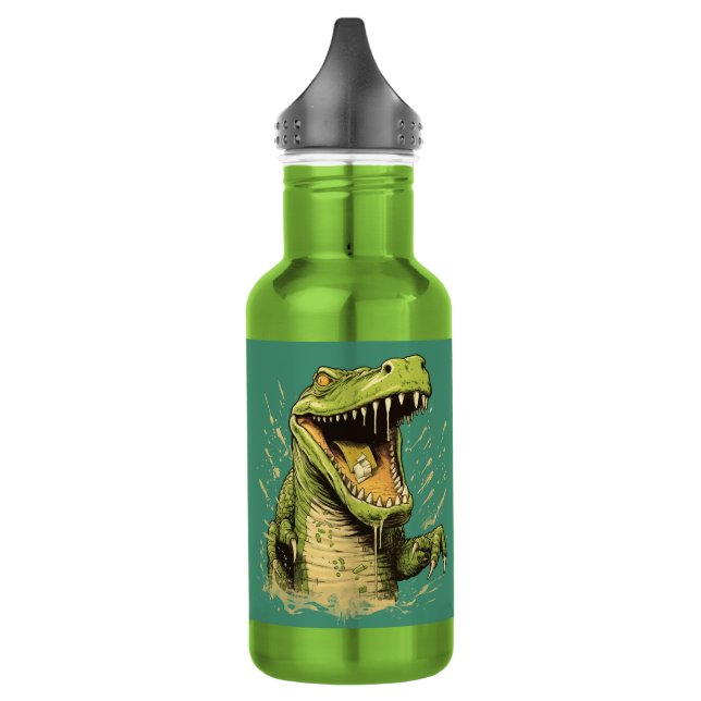 Bouteille D'eau Nom personnalisé Crocodile (Gauche)