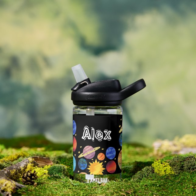 Bouteille D'eau Nom personnalisé de l'espace système solaire (Extérieur)