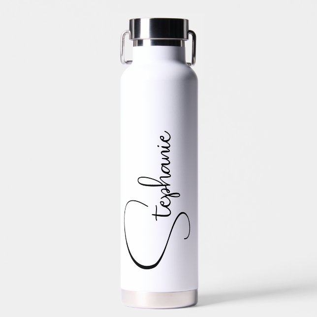 Bouteille D'eau Nom personnalisé écriture  (Avant)