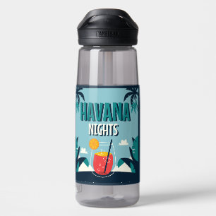 Bouteille D'eau Nom personnalisé "Havana Nights"