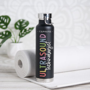 Bouteille D'eau Nom personnalisé Ultrasound Technologist Cadeaux