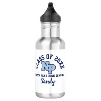Bouteille d'eau North Penn High School Logo person