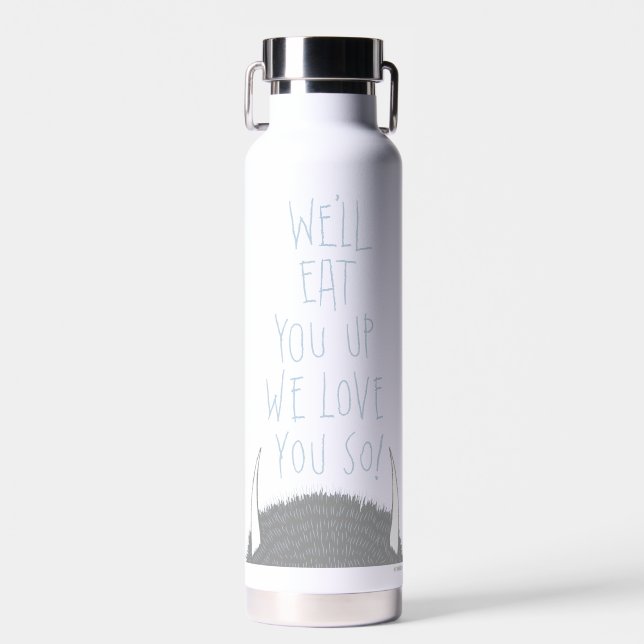 Bouteille D'eau Nous allons vous manger Nous vous aimons tant ! (Avant)