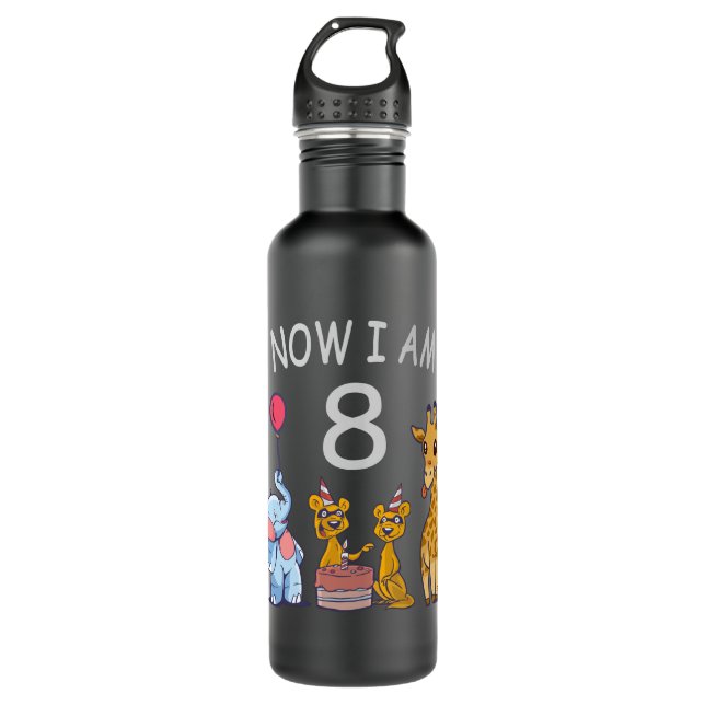 Bouteille D'eau Now I, 8 ans d'âge huit (Devant)