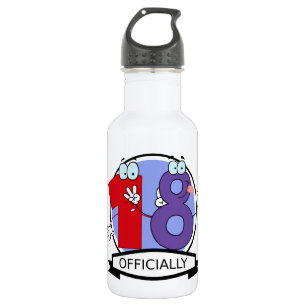 Bouteille D'eau Numéro officiel 18e anniversaire