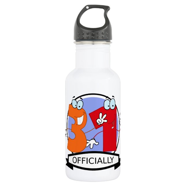 Bouteille D'eau Numéro officiel du 31e anniversaire (Devant)