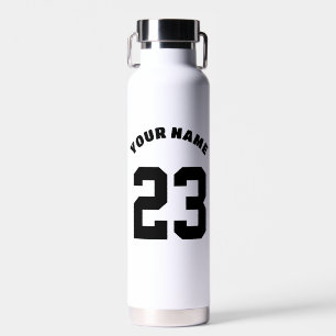Bouteille D'eau Numéro personnalisable 23, Nom personnalisé, Numér