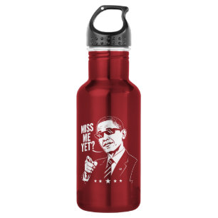 Bouteille D'eau Obama 2028 Me Manques-Tu Encore Président 44 Drôle